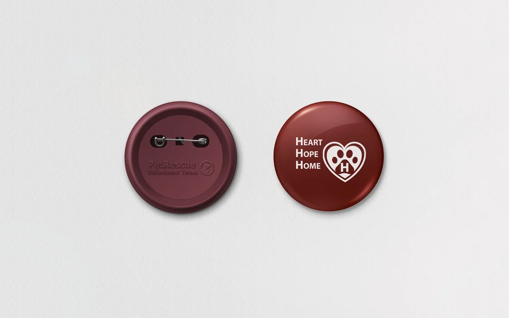 Heart Home Hope Badge