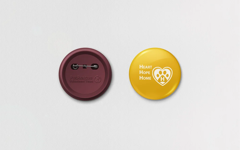 Heart Home Hope Badge